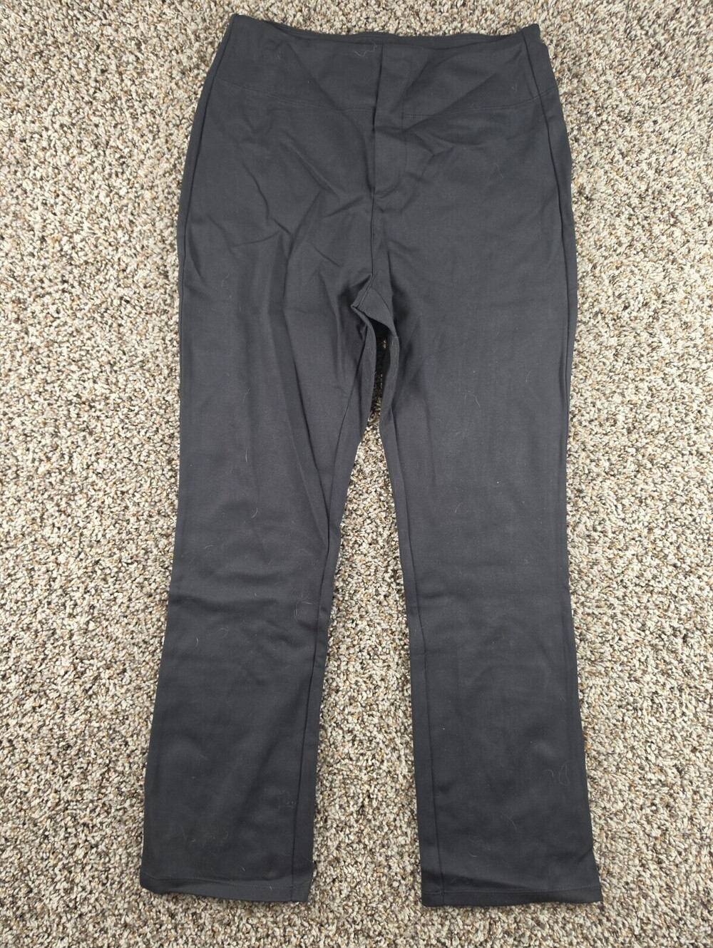 Halara Flex High Waisted Pocket Tapered Cropped Work Pants Womens Sz M Black NEW